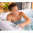 Lifesmart Spas LS450DX 110 Volt 7-Person 22-Jet Square Plug and Play Hot Tub with Ozonator