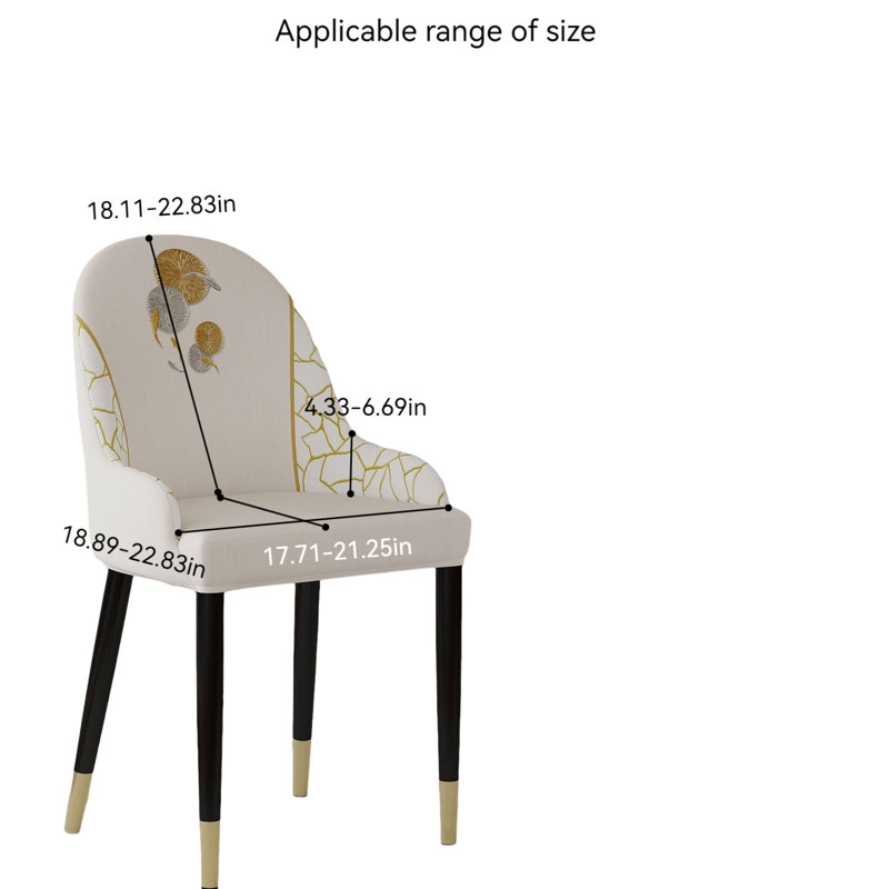 Housse pour chaise de salle à manger