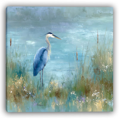 Blue Heron by the Lake