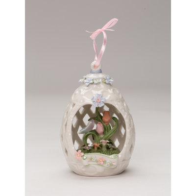 4.25'' Handmade Porcelain Hanging Figurine Ornament