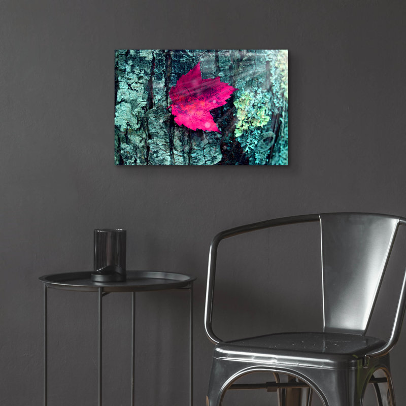 Art mural en verre «Deep» par Mark Ashkenazi, H 16 po x l 24 po x P 0,2 po