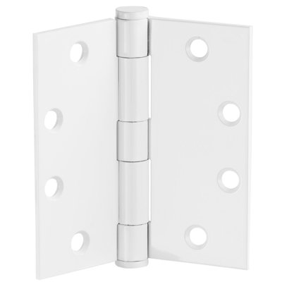 Design House 189530 Door Hinges For Interior Doors 6-Pack 4.5-Inch X 4.5-Inch – Square 5/8-Inch Radius Steel Door Hinge – Antique Brass – Fits Standard Doors