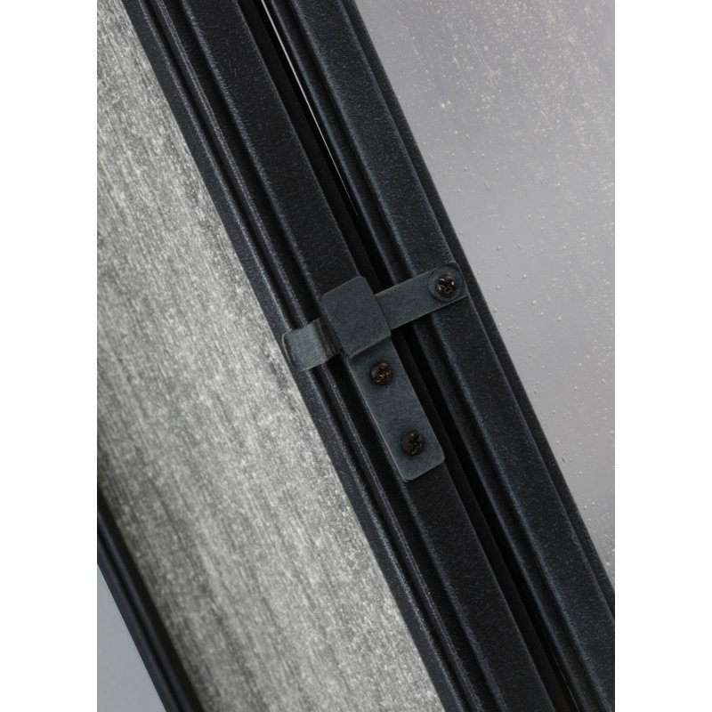 Shepherd 1 - Light Outdoor Wall Lantern, Dark Weathered Zinc, 25.63" H x 8.5" W x 9.63" D