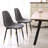 Lassan Contemporary Fabric Dining Chairs, Set Of 4-1740628761