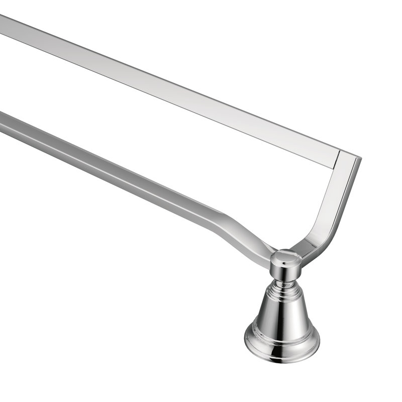 Rothbury Double 24" Wall Mounted Towel Bar, Chrome