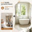 L 20 po x H 30 po HA Miroir de salle de bain avec cadre inclinable et accessible en fauteuil roulant Miroir de salle de bain mural en nickel brossé avec inclinaison fixe de 5 ° à 8 ° et verre trempé-130833410