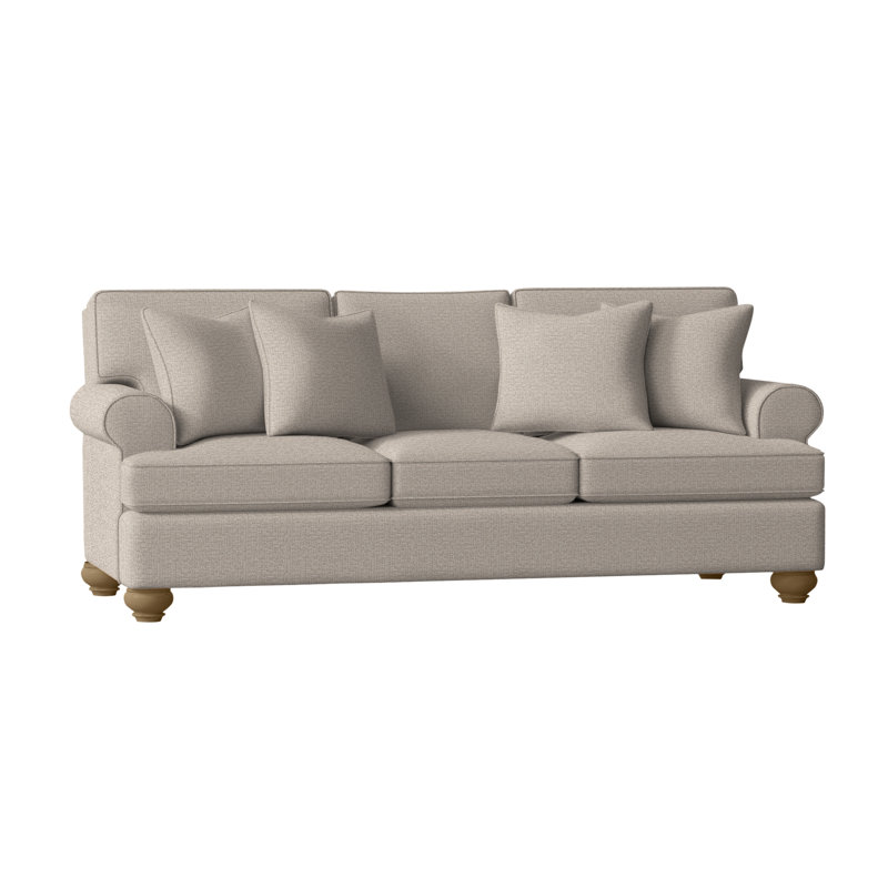 Artisan Landing Upholstered 86'' Sofa, Sunweather, Beige Performance Fabric; 0851-73