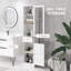 Armoire de rangement mince pour salle de bain