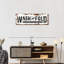 «Wash And Fold Old Sign», reproduction sur toile-930561361