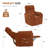 37'' W Power Lift Recliner Chair, Round Plush Faux Fur Footrest,Sturdy For Living Room&Bedroom-1036619283