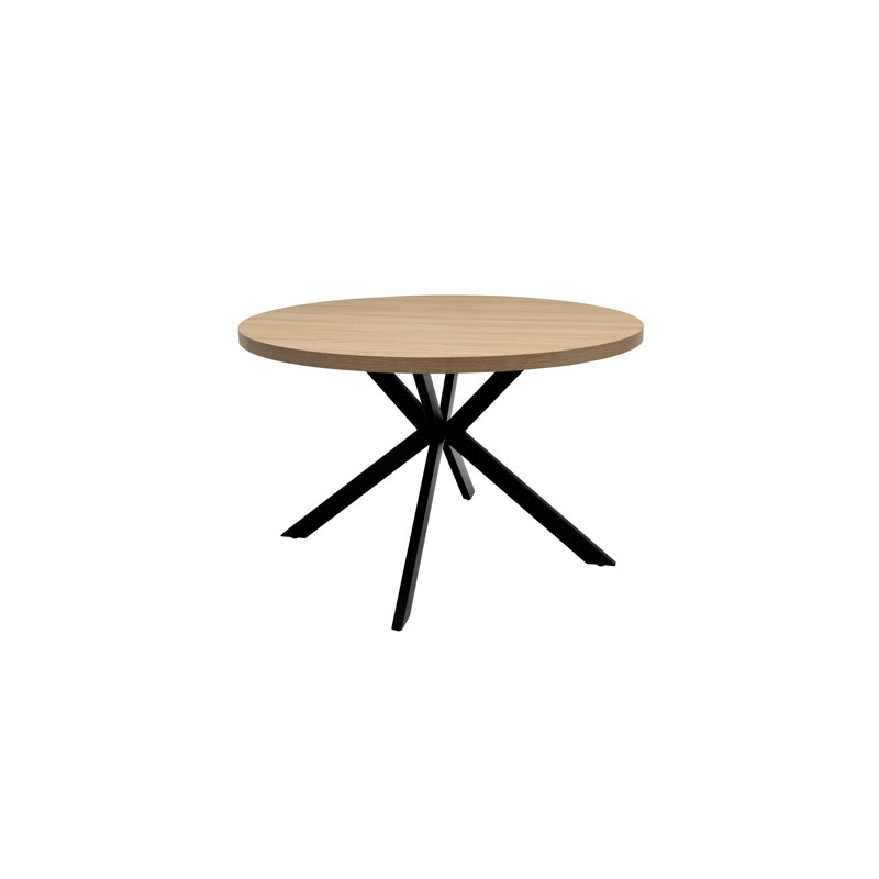Roeli Round Metal Base Dining Table