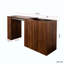 Bureau d'ordinateur avec tiroirs, rangement de coin de bureau moderne avec table extensible, bureau d'écriture bureau pour la maison, bureau