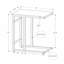 Table d'appoint, en forme de C, bout, côté, contemporain, moderne-1957109733