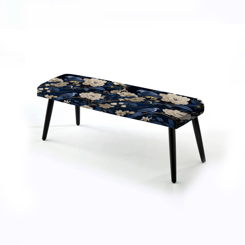 Banc de jardin Cobalt Chinoiserie