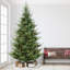 Gracijus 9' Lighted Artificial Spruce Christmas Tree