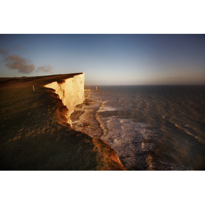 Cliffs At Sunset - Wrapped Canvas Print