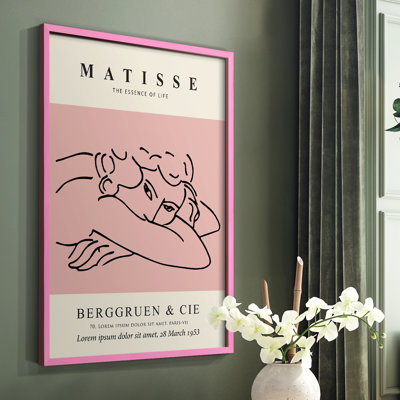 Matisse, reproduction encadrée en bois massif