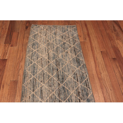 Nazmiyal Collection Modern Moroccan Runner Rug