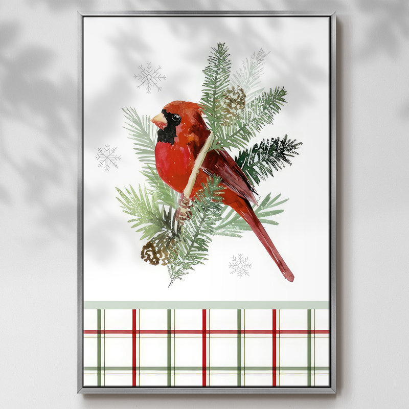 Winter Winter Collection B, reproduction sur toile, H 25 po x l 17 po x P 1,5 po, Encadrement argenté