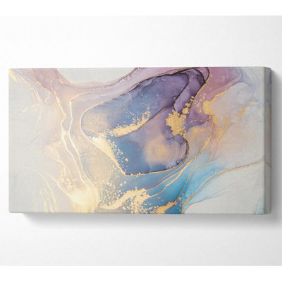 Stunning Glitter Marble - Wrapped Canvas Print