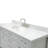 Aberdeenshire 60" Single Bathroom Vanity with Carrara White Marble Top-85364200