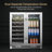 31 Bottle and 76 Can Dual Zone Freestanding Wine and Beverage Refrigerator