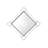 Hilde 44'' Glass Top Console Table