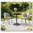 Modern Round Stable Base Small Dining Table