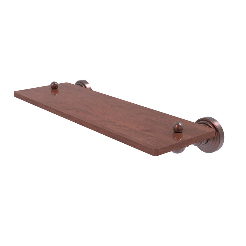 Beresford Bracket Shelf, Antique Copper, 2.5" H x 16" W x 5" D