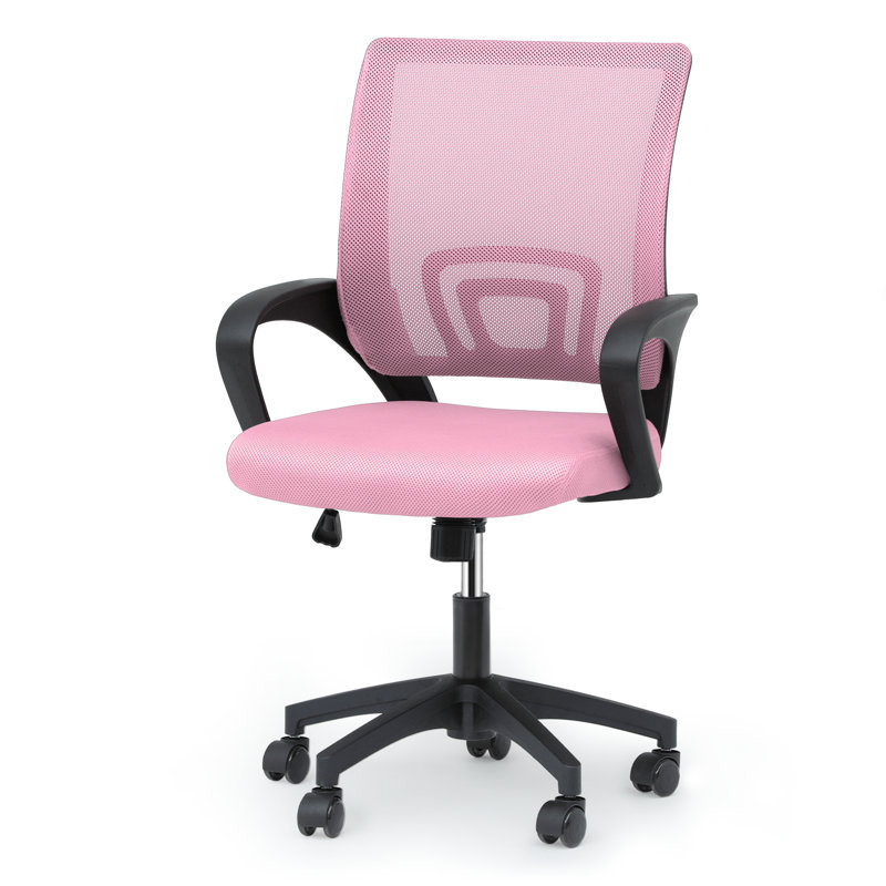 Siège de bureau ergonomique pivotant pour le bureau à domicile Soutien lombaire réglable, fonction de hauteur et d'inclinaison, conception confortable pour une productivité toute la journée