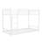 Metal Twin Over Twin Bunk Bed/ Heavy-Duty Sturdy Metal/ Noise Reduced/ Safety Guardrail/No Box Spring Needed,White-314857131