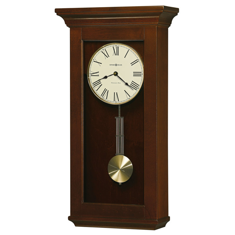 Solid + Manufactured Wood Wall Clock