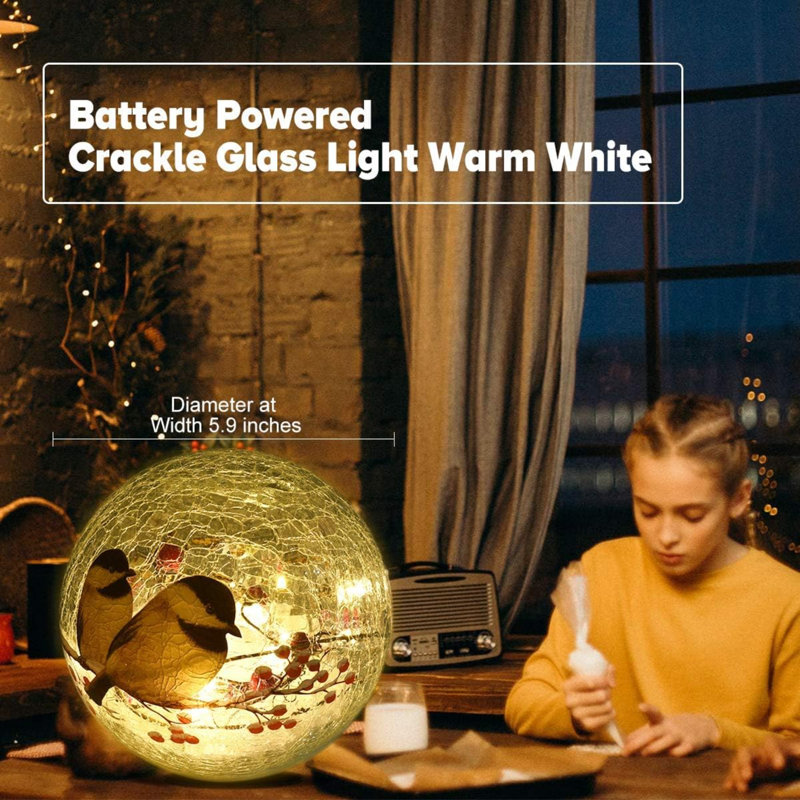 Juntier Glass Lamp Base Lamp