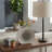 Decorative Iron Vases Set of 2 - Round Modern Design with Textured Spiral Detailing and Sculptural Silhouette for Contemporary Accent Display.-2139407193
