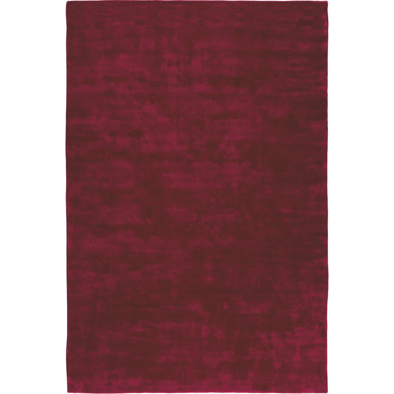 Farrow & Ball Plain Wool Keepers Red Area Rug, Rectangle 8' x 10'