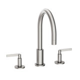 Tolmin Widespread Bathroom Faucet with Drain Assembly
