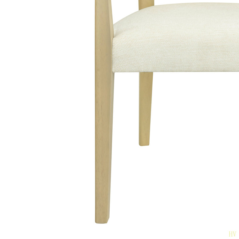 Ensemble de 2 chaises avec accoudoirs et dossier rembourré en mousse
