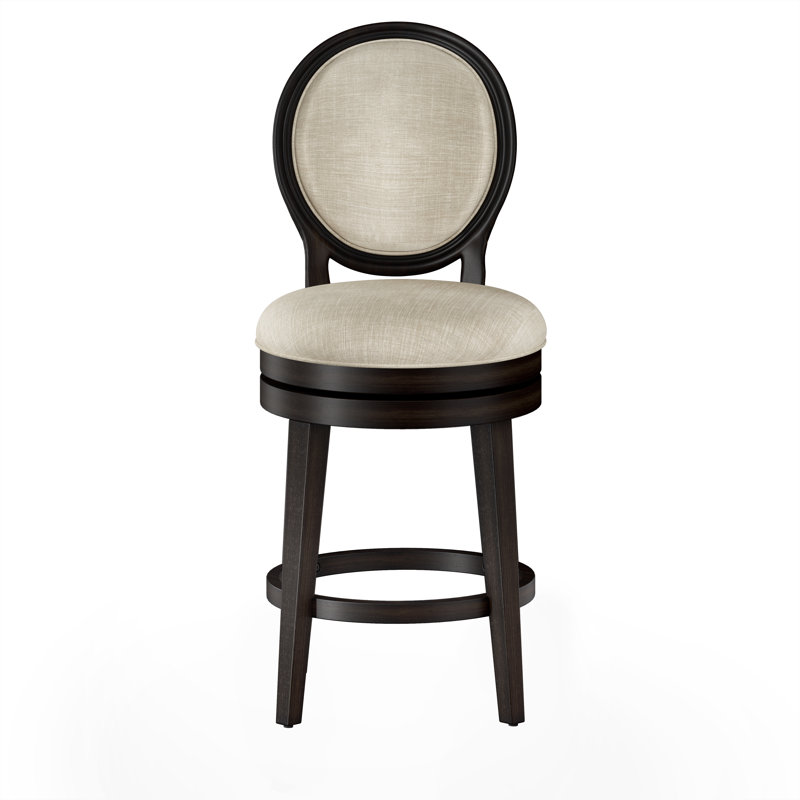 Tabouret pivotant Andranae, Brun, Tabouret de comptoir (siège d'une hauteur de 26,2