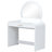 39" Makeup Vanity Table With Mirror Touch Screen Lighted Mirror, Dressing Table With Drawer For Bedroom, White-2064576845