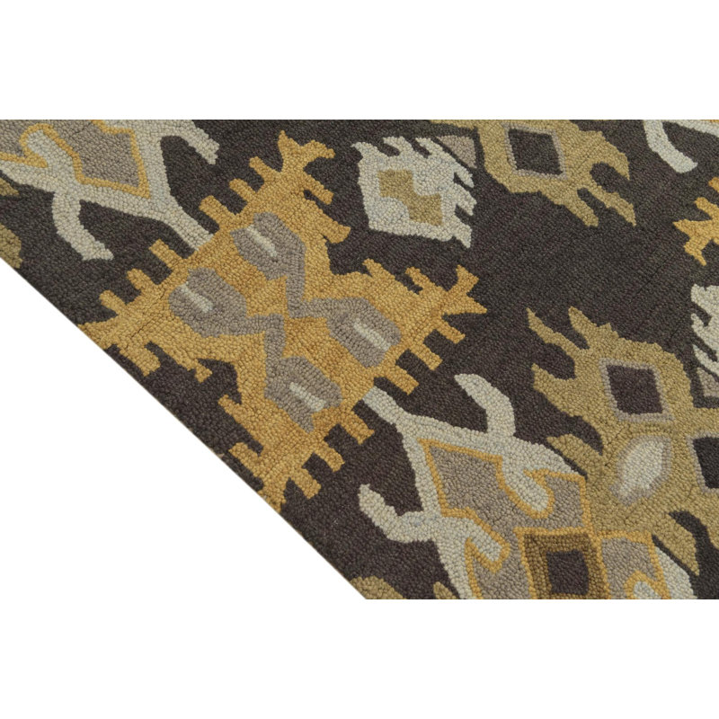Tapis noir Otto