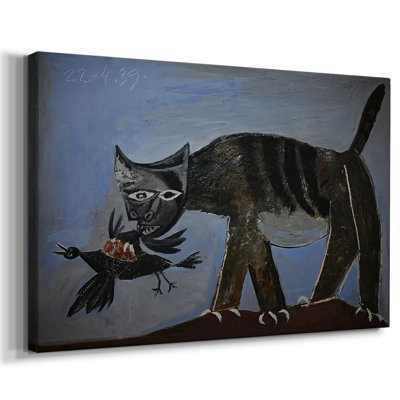 Chat dévorant un oiseau - Pablo Picasso - Toile tendue avec châssis - 1939