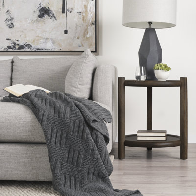 Table de bout avec rangement Addington