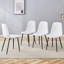 4 chaises de salle à manger en lin et coton à haute résilience avec pieds en métal-1146817922-1146817920