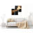 Stunning 3-Piece Decorative Canvas Painting Set, 100% Wooden Frame, 7.9 x 15.7 inches (2 Pieces) & 7.9 x 23.6 inches (1 Piece) | 50% Cotton / 50% Polyester, Vibrant Digital Printing | Perfect for Home Décor & Art Lovers