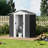 Spacious Outdoor Storage Shed With Apex Roof And Sturdy Aluminum Alloy Frame