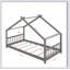 House Bed Wood Bed-269326746