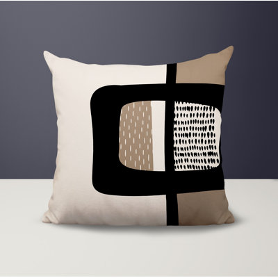 Pia Minimalist Reversible Indoor/Outdoor Square Pillow