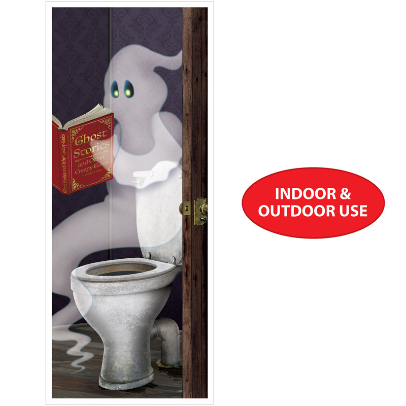 Couvercle de porte de toilette Ghost
