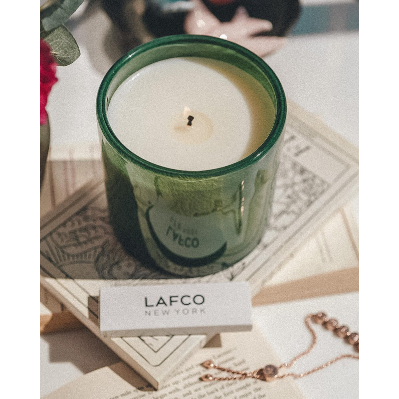 Verdant Breeze Soy Wax Scented Candle with Single Wick