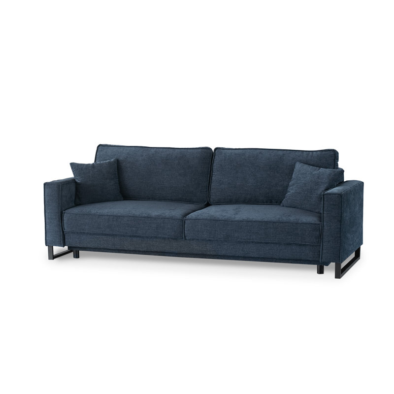 Binegar 4 Seater Chenille Sleeper, Blue